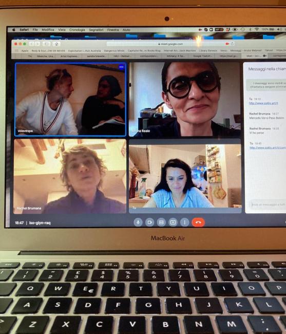 skype call Rachel e Berna